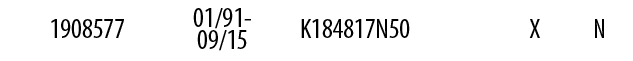 1908577,01/91-09/15,K184817N50,,X,N