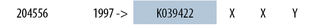 204556,1997 ->,K039422,X,X,Y