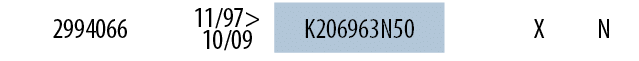 2994066,11/97> 10/09,K206963N50,,X,N