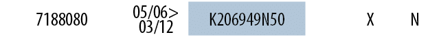7188080,05/06> 03/12,K206949N50,,X,N