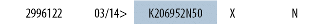 2996122,03/14>,K206952N50,X,,N