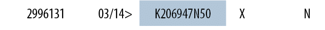 2996131,03/14>,K206947N50,X,,N