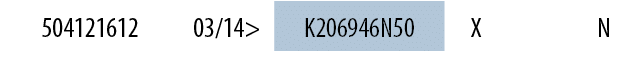 504121612,03/14>,K206946N50,X,,N