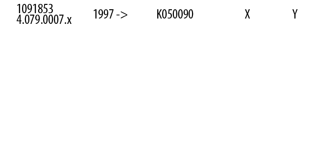 1091853 4.079.0007.x,1997 ->,K050090,X,Y,,,,,,,,,,,,,,,,,,,,,,,,,