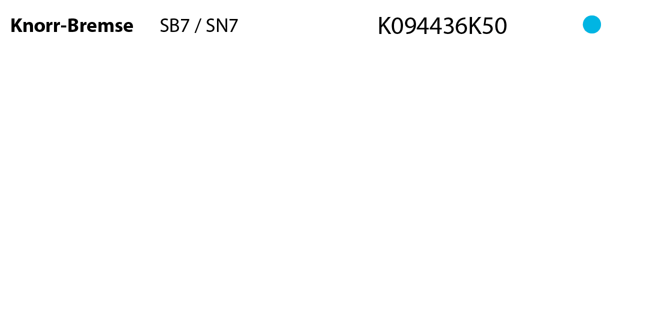 Knorr-Bremse,SB7 / SN7,,,K094436K50, 