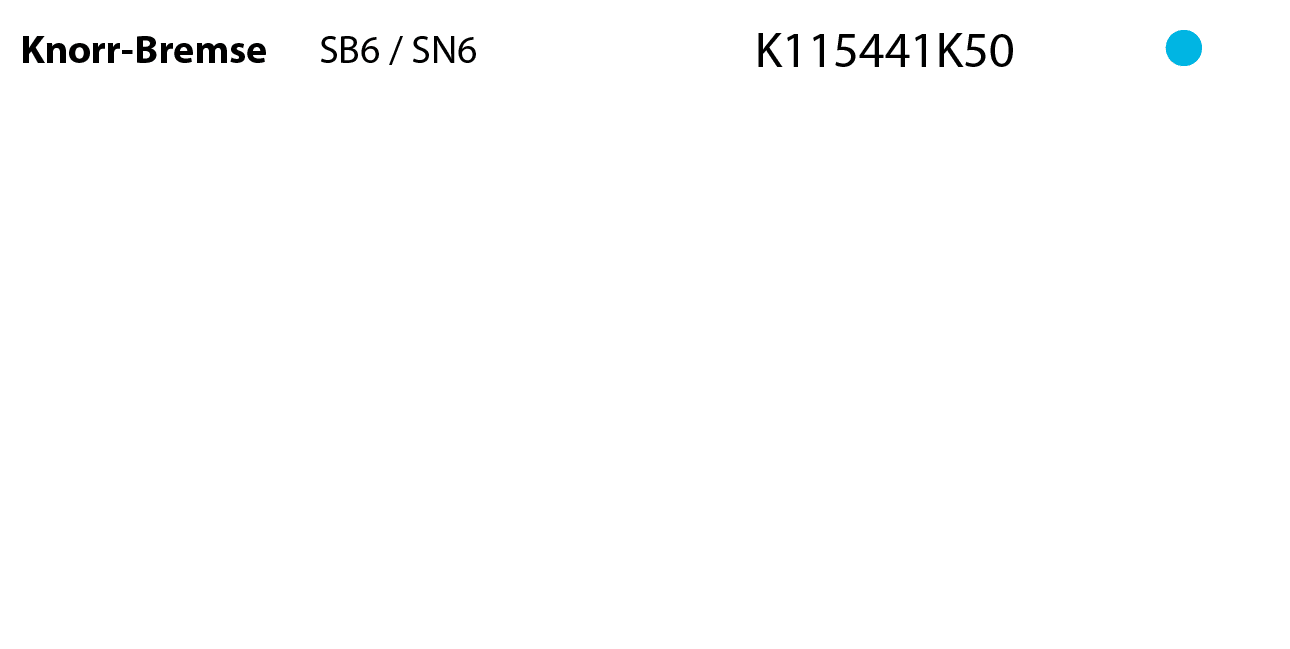 Knorr-Bremse,SB6 / SN6,,,K115441K50, 